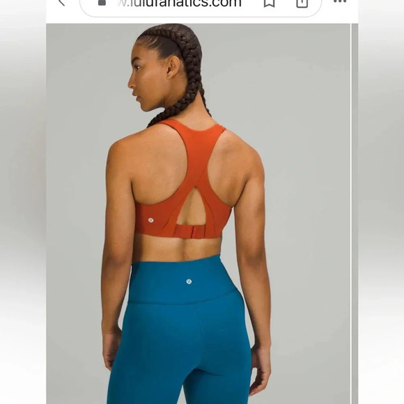 Lululemon "2021" Invigorate Bra High
Support, B/C Cups
Color is Aztec Brick Yoga - Picture 2 of 7